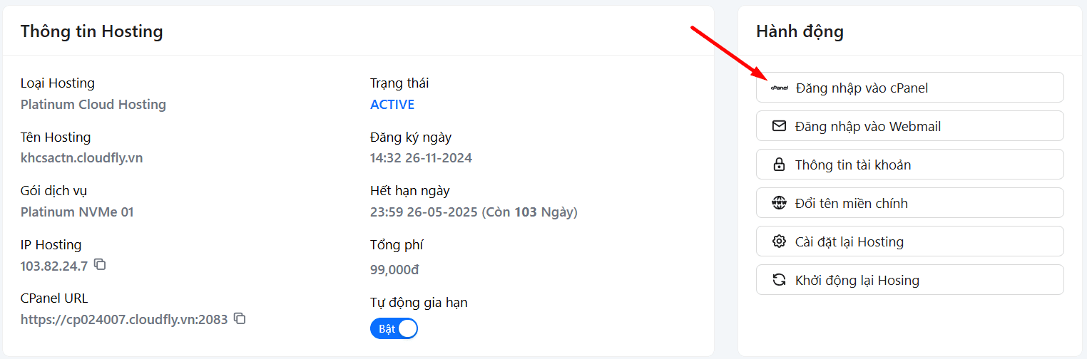 hướng dẫn quản lý website wordpress sử dụng softaculous trên cpanel hosting 1