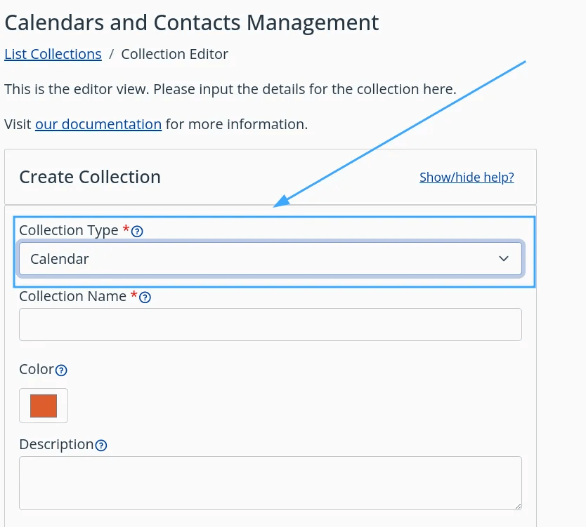 hướng dẫn sử dụng calendars and contacts management trên cpanel 3
