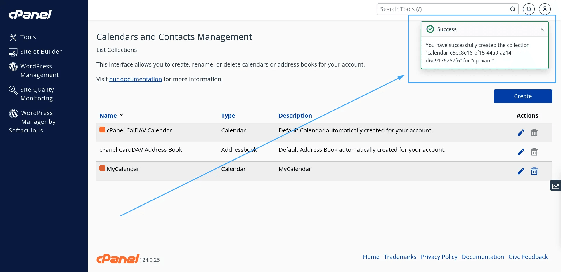 hướng dẫn sử dụng calendars and contacts management trên cpanel 7