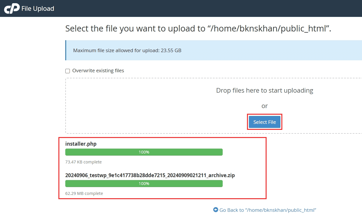 hướng dẫn sử dụng plugin duplicator để chuyển host cho wordpress 10