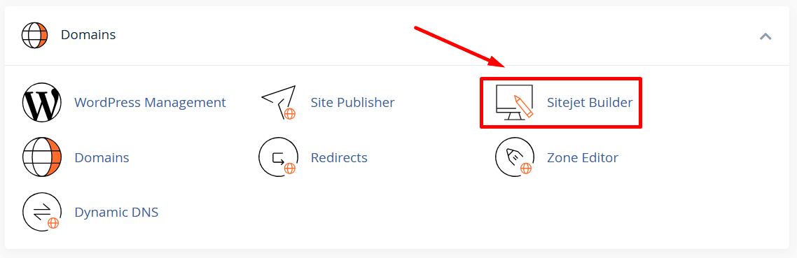 hướng dẫn sử dụng sitejet builder để tạo trang web trực tuyến trên cpanel 2