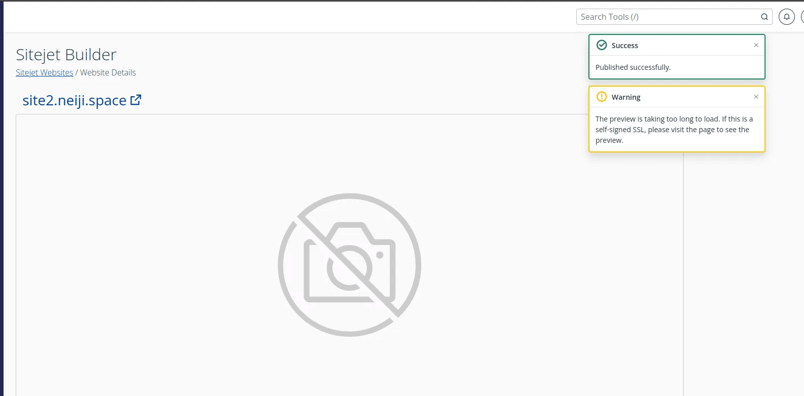 hướng dẫn sử dụng sitejet builder để tạo trang web trực tuyến trên cpanel 7