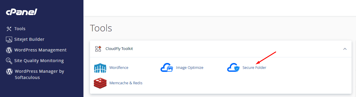 hướng dẫn sử dụng tính năng secure folder trên cloud hosting tại cloudfly 3