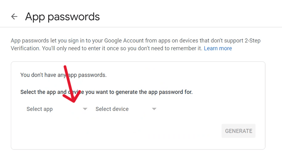 hướng dẫn tạo mật khẩu ứng dụng cho email google workspace 5