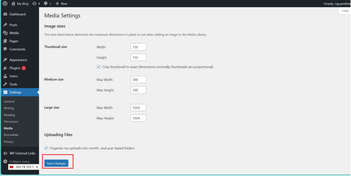 hướng dẫn tắt resize ảnh ra nhiều phiên bản trên website wordpress 3