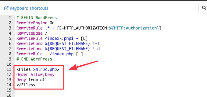 hướng dẫn tắt xmlrpc cho website wordpress 4