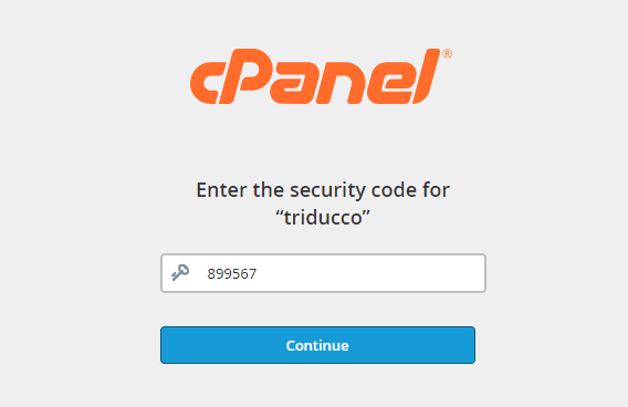 hướng dẫn thêm xác thực hai bước khi truy cập vào cpanel của hosting 8