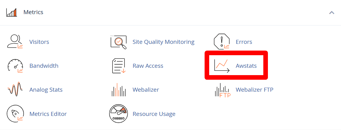 hướng dẫn xem biểu đồ truy cập awstats trên cpanel hosting chi tiết 2