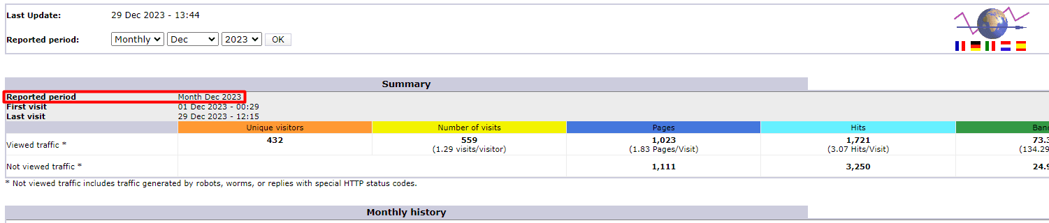 hướng dẫn xem biểu đồ truy cập awstats trên cpanel hosting chi tiết 5