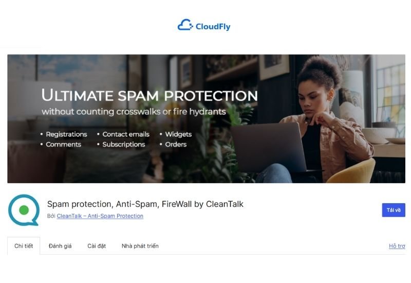 plugin chống spam wordpress Spam Protection AntiSpam FireWall by CleanTalk