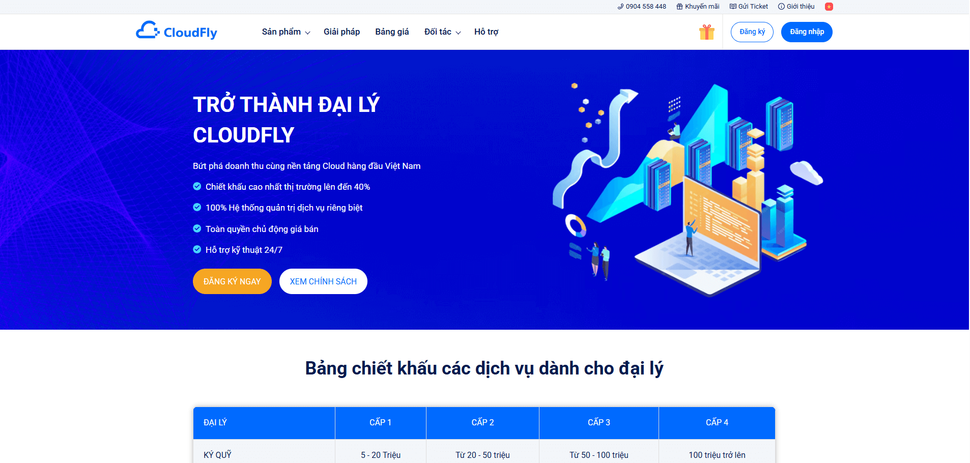 Chương trình Đại lý CloudFly - Trở thành Đại lý CloudFly